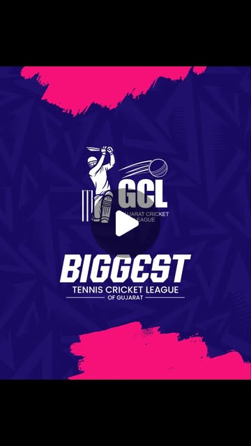 Gujarat Cricket League sponsorship campaign reel cover